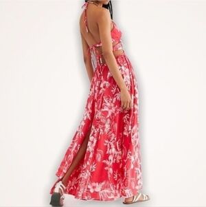 Free People Flowy, Open Back Maxi Dress. Size XS.